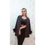 Sacou masculin oversized,cu pene,IMPERIAL - imagine 4