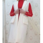 Vestă alba de stofa - imagine 4