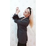 Sacou masculin oversized,cu pene,IMPERIAL - imagine 3