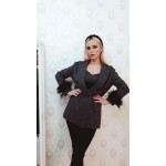 Sacou masculin oversized,cu pene,IMPERIAL - imagine 5