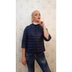 Geaca matlasata roz pudrat,subtire,de Primavara - imagine 10